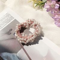 Simple Pearl Hair Rope Bracelet Dual-use Retro Accessories sku image 3