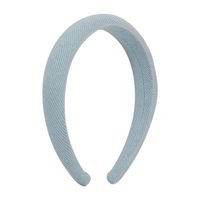 Simple Solid Color Sponge Wide-brimmed Headband sku image 2