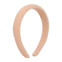 Simple Solid Color Sponge Wide-brimmed Headband sku image 3