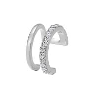 Fashion Diamond-encrusted C-shaped Alloy Earbone Clips sku image 5