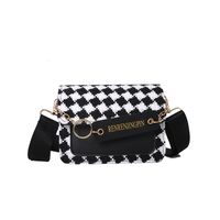Spring New Women's Fashion Woolen One-shoulder Small Square Bag 18*14*7cm main image 6