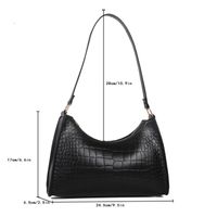 Retro One-shoulder Underarm Women's New Spring Portable Bag24.5*17*6.5cm main image 6