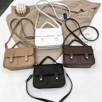 2022 Spring New Retro Cambridge Bag Messenger Small Square Bag 21*15*7cm main image 5