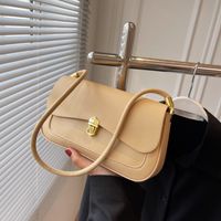 Women's Summer Solid Color One-shoulder Underarm Small Square Bag 23.5*13.5*6cm main image 1