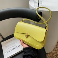 Women's Summer Solid Color One-shoulder Underarm Small Square Bag 23.5*13.5*6cm main image 3