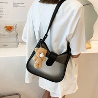 Bolso De Gelatina Transparente A La Moda, Nuevo Bolso Para Axilas Para Mujer, 25*23*8cm main image 5