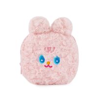 Korean Cartoon Cute Half-round Rabbit Plush Sanitary Napkin Storage Bag main image 6