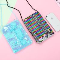 New Mermaid Sequin Coin Purse Messenger Children's Small Square Bag 20*13.2 main image 1