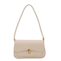 Women's Summer Solid Color One-shoulder Underarm Small Square Bag 23.5*13.5*6cm sku image 5