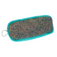 New Sequin Solid Color Cosmetic Storage Stationery Pencil Bag sku image 4