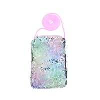 New Mermaid Sequin Coin Purse Messenger Children's Small Square Bag 20*13.2 sku image 4