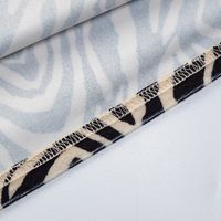 2022 Mode Neue Hohle Schlinge Zebradruck Dünnes Kleid main image 10