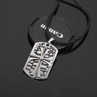 Men's Retro Titanium Steel Necklace Romantic Cross Fashion Pendant Jewelry main image 4
