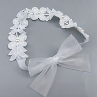 Princess Hair Accessories Pearl Lace Baby Hairband main image 4