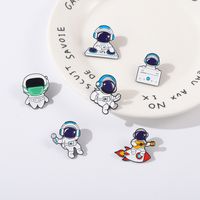 Neue Astronaut Dj Musik Kombination Pin Kleidung Zubehör Brosche main image 5