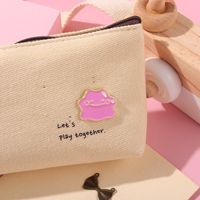 New Pink Small Cloud Delicate Pin Clothes Bag Accessories main image 1