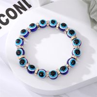 Retro Simple Devil's Eye Bracelet Imitation Pearl Beaded Bracelet sku image 3