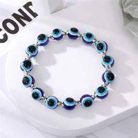 Retro Simple Devil's Eye Bracelet Imitation Pearl Beaded Bracelet sku image 4