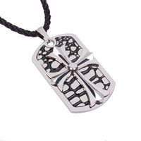 Men's Retro Titanium Steel Necklace Romantic Cross Fashion Pendant Jewelry sku image 1