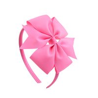 New Multi-color Exquisite Children's Six-ear Oblique Fishtail Angle Bow Headband sku image 14