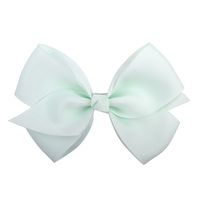 Fashion Simple Children's Solid Color Ribbed Bow Hair Accessories sku image 20