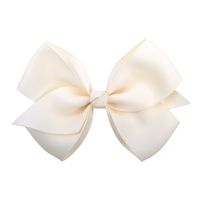 Fashion Simple Children's Solid Color Ribbed Bow Hair Accessories sku image 22