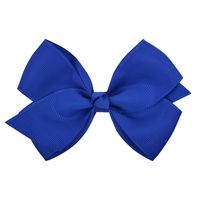 Fashion Simple Children's Solid Color Ribbed Bow Hair Accessories sku image 38