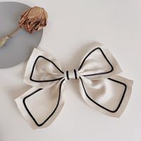 Fashion Retro Bow Simple Contrast Color Hairpin main image 4