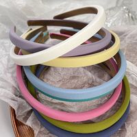 Sweet Candy Color Thin Edge Sponge Headband Headwear main image 2