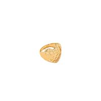Korean Fashion Bump Heart-shaped Geometric Alloy Ring main image 6