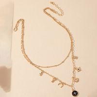 Wholesale Jewelry Fashion Geometric Alloy Iron No Inlaid Diamond Necklace main image 3