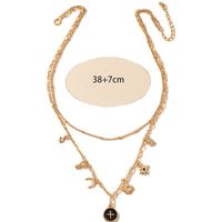 Wholesale Jewelry Fashion Geometric Alloy Iron No Inlaid Diamond Necklace main image 6