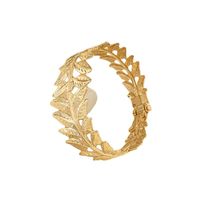 Ethnic Style Carved Leaves Flower Shaped Hollowed Alloy Bangles Wholesale main image 6