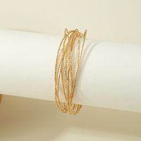 Fashion Golden Multi-layer Winding Chain Alloy Bracelet Wholesale main image 3