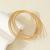 Fashion Golden Multi-layer Winding Chain Alloy Bracelet Wholesale main image 5
