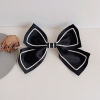 Fashion Retro Bow Simple Contrast Color Hairpin sku image 2