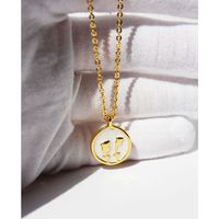 White Enamel Rose Pendant Copper Gold-plated Necklace sku image 1