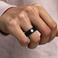 New Sun Pattern Titanium Steel Men's Ring Wholesale main image 4