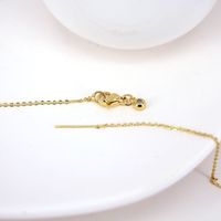 Fashion Cute Boys And Girls Micro-inlaid Zircon Pendant Copper Necklace Wholesale main image 6