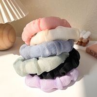 Simple Pleated Mesh Solid Color Hairpin Hair Bundle New Simple Hair Accessories main image 1
