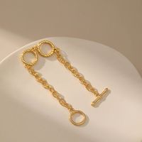 Fashion Bracelet O-shaped Chain Jewelry Simple Alloy Bracelet main image 3