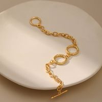 Fashion Bracelet O-shaped Chain Jewelry Simple Alloy Bracelet main image 4