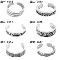 Simple Geometric Twisted Fashion Foot Ring Alloy Foot Ring main image 6