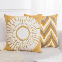 Fashion Nordic Style Embroidery Knitted Pillow Furniture main image 5