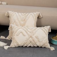 Bohemian Fashion Cotton Tufted Embroidered Pillowcase Sofa Cushion main image 4