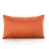 Fashion Simple Orange Jacquard Pillow Sofa Bedside Cushion main image 4