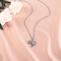 Fashion Creative Stainless Steel Butterfly Heart-shaped Necklace Set main image 5