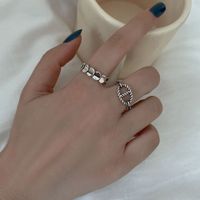 New Retro Female Thai Silver Jewelry Open Ring Jewelry main image 1