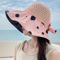 Summer New Wave Point Fisherman Women's Sunscreen Hat Big Brim Empty Top main image 5