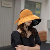Sombrero De Pescador De Ala Grande Para Mujer A La Moda, Pegamento Negro De Verano Para Exteriores main image 3